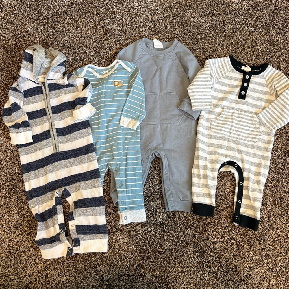 Bundle Baby Boy 6-9months Playsuits